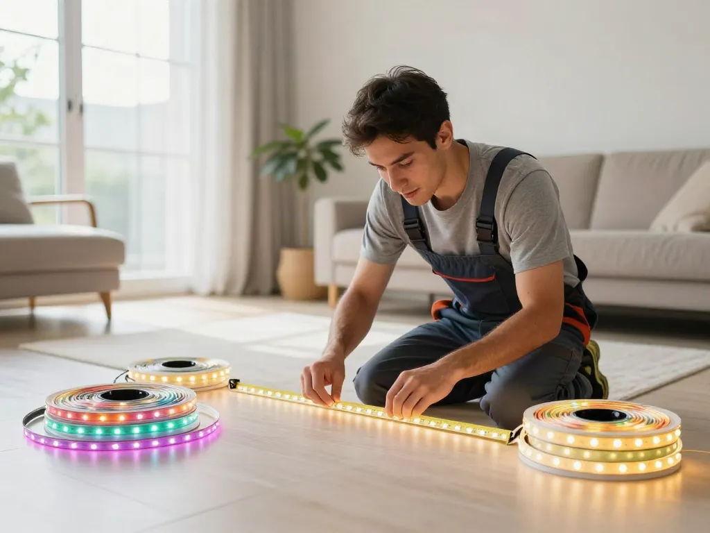 Instalarea benzilor LED de către un profesionist de încredere, un serviciu local calitativ.
